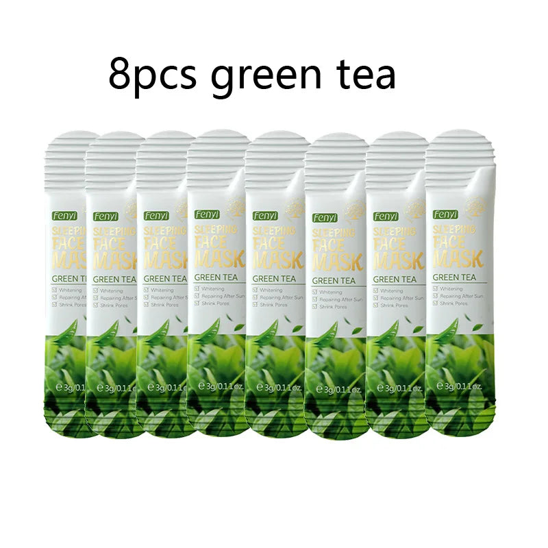 8pcs LAIKOU Hydrating Moisturizing Facial Sleeping Mask