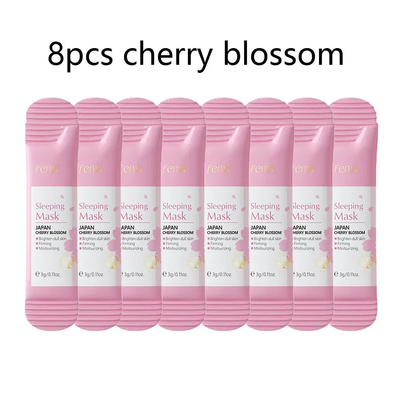 8pcs LAIKOU Hydrating Moisturizing Facial Sleeping Mask